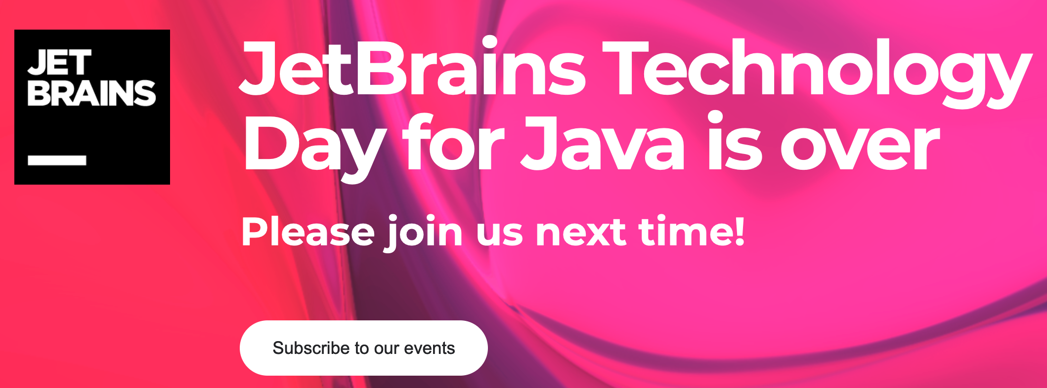 JetBrains Technology Day for Java